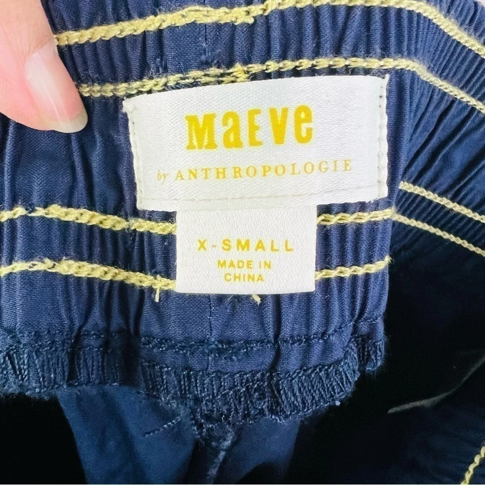 💋Anthropologie Maeve wide legs crop pant size XS